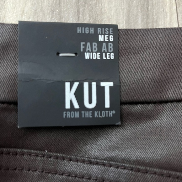 Kut from the Kloth Chocolate Wide-Leg Pants - Picture 5 of 6